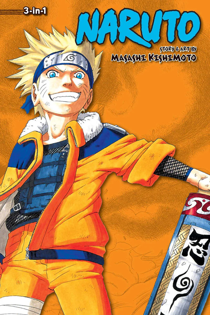 Naruto (3-in-1 Edition), Vol. 4( 10, 11 & 12)